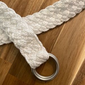 NWT Aeropostale white crochet belt